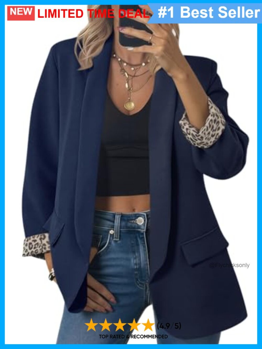 Lightweight Shawl Collar Blazer Business Casual Open Front Jacket
